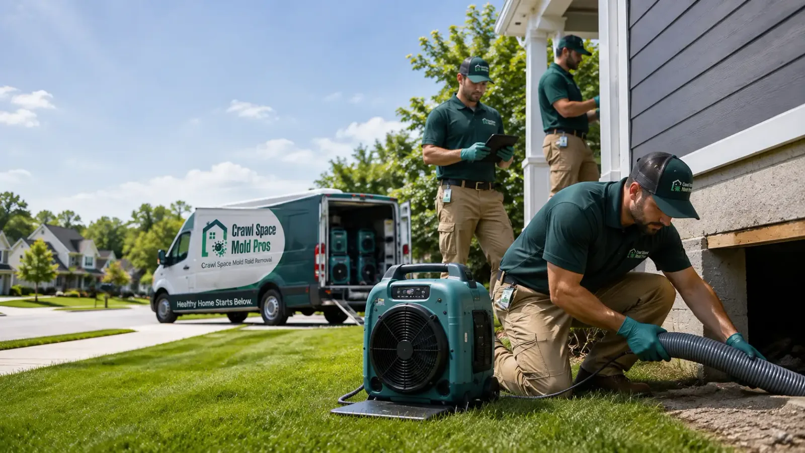 Crawl Space Mold Removal in Vernon, IN